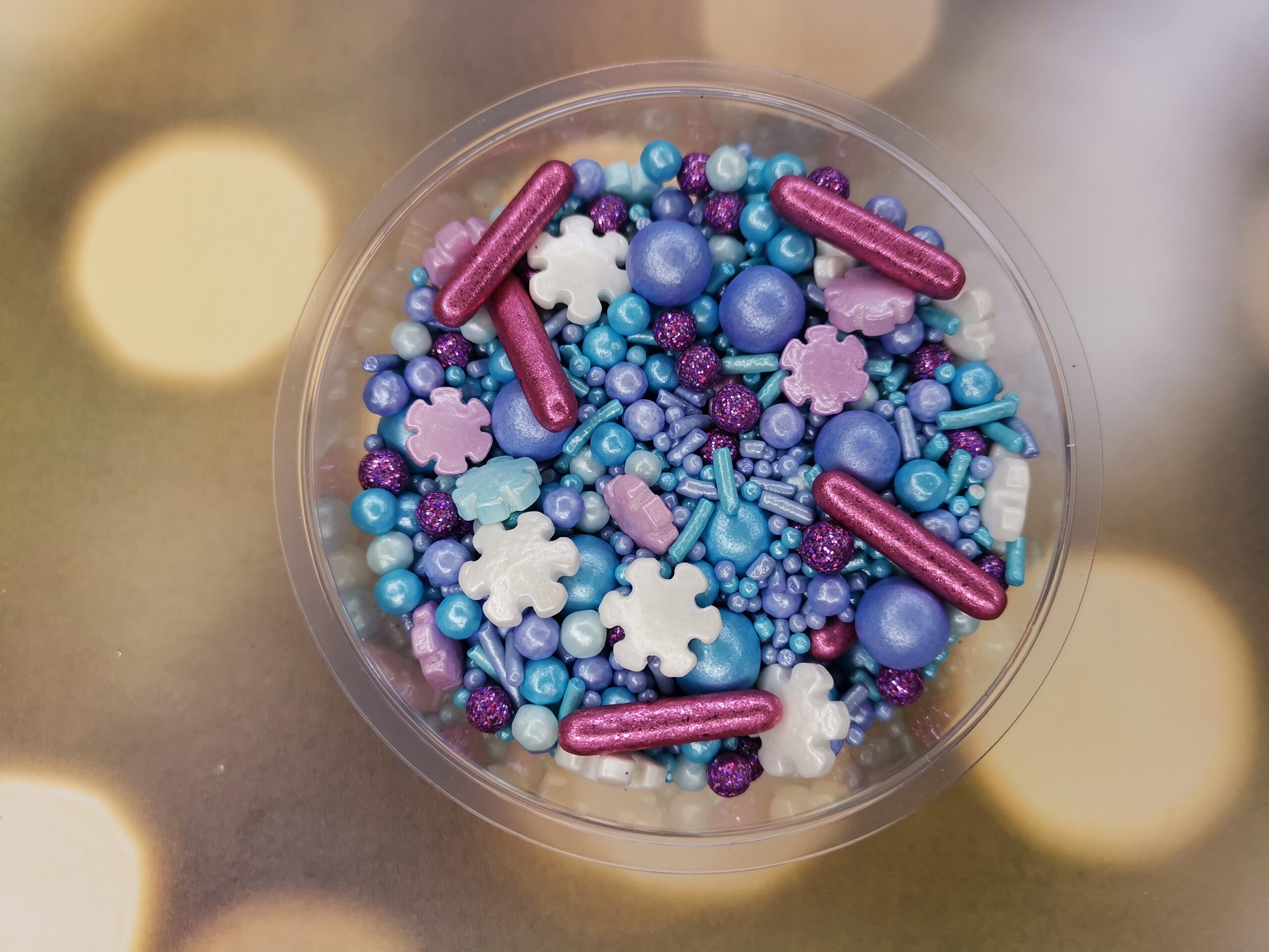 Sprinkles Mix Navidad Frozen - Azul Pastel Repostería